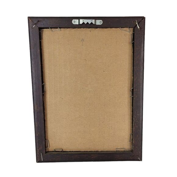 Vintage 70s Southwestern Native American Framed Crewel Embroidery Wall Hangings - Picture 4 of 8